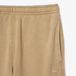Lacoste Regular Fit Cotton Sweatpants in Beige