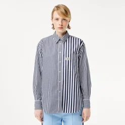 Lacoste Regular Fit Long Sleeve Shirt in Blue