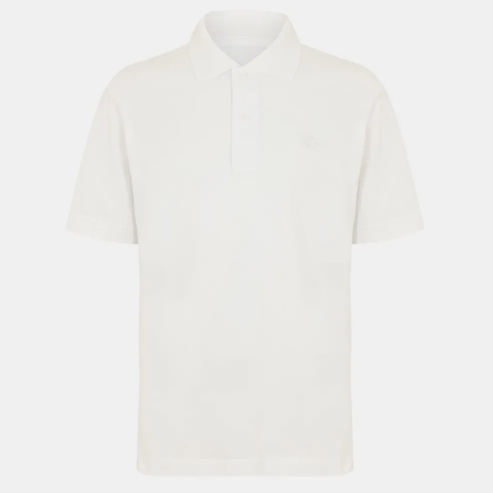 Lacoste Regular Fit Short Sleeve Polo Shirt in White