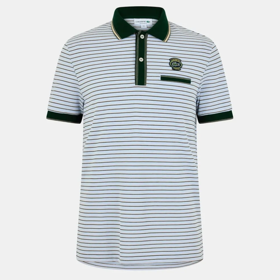 Lacoste Regular Fit Short Sleeve Polo Shirt in Blue