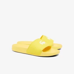 Lacoste Sliders in Yellow