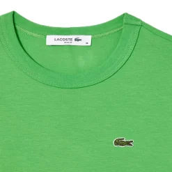Lacoste Slim Fit Crew Neck Short Sleeve T-Shirt in Green