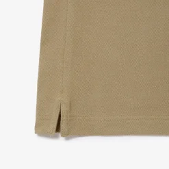 Lacoste Slim Fit L.12.12 Piqué Polo Shirt in Brown