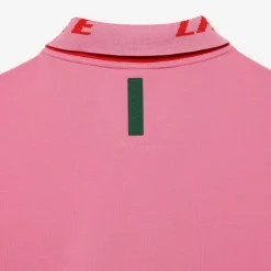 Lacoste Slim Fit Movement Polo Shirt in Pink