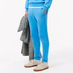 Lacoste Slim Fit Organic Cotton Joggers in Blue