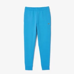 Lacoste Slim Fit Organic Cotton Joggers in Blue