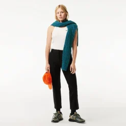 Lacoste Slim Fit Stretch Cotton Chinos in Black