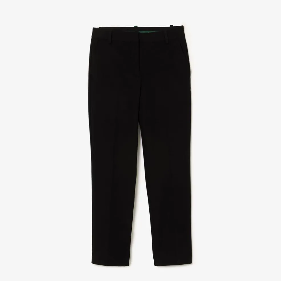 Lacoste Slim Fit Stretch Cotton Chinos in Black