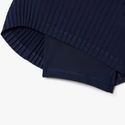 Lacoste Sport Pleated Lined Tennis Shorts in Blue