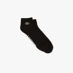 Lacoste Sport Short Cotton Sports Socks in Black