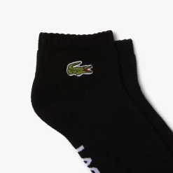 Lacoste Sport Short Cotton Sports Socks in Black