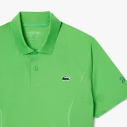 Lacoste Sport Tennis x Novak Djokovic Regular-Fit Polo Shirt in Green