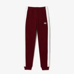 Lacoste Sporty & Rich Stretch Track Pants in Red