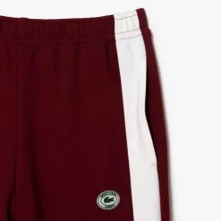 Lacoste Sporty & Rich Stretch Track Pants in Red