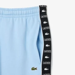 Lacoste Tapered Leg Sweatpants in Light Blue