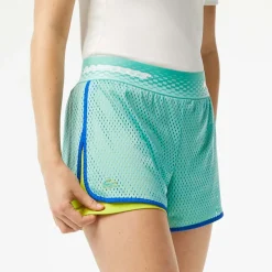 Lacoste Tennis Shorts With Built-In Undershorts in Green