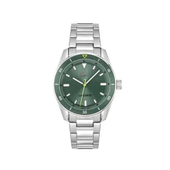 Lacoste Watches Mens Boston 39mm 3 Hands Watch in Silver
