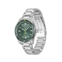Lacoste Watches Mens Boston 39mm 3 Hands Watch in Silver