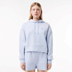 Lacoste Womens Scuba Oth Hoodie in Blue