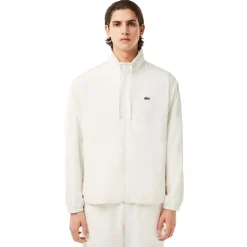 Lacoste Zip Through Jacket in Cream