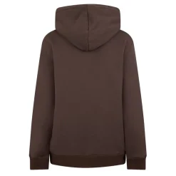 Lanvin Hooded Logo Sweatshirt in Brown