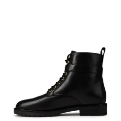 Lauren by Ralph Lauren Burnished Leather Boot in Black