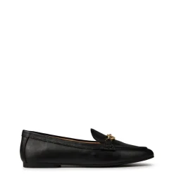 Lauren by Ralph Lauren Nappa Leather Loafer in Black