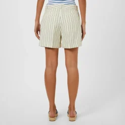Lauren by Ralph Lauren Pleated Shorts in Cream