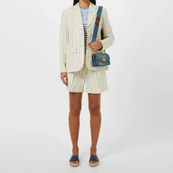 Lauren by Ralph Lauren Pleated Shorts in Cream