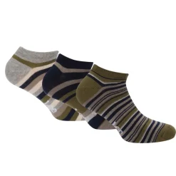 Lee 3 Pack of Trainer Liner Socks in Blue