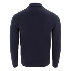 Lee Cooper Cooper Long Sleeve Polo in Blue