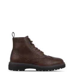 Lee Cooper Mens Brogue Boots in Brown