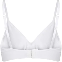 Lee Seamless Scoop Neck Crop Bra in White