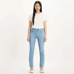 Levis 724 High Rise Straight Rio Fate Jeans in Denim