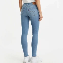 Levis 720 High Rise Super Skinny Jeans in Light Blue