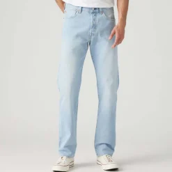 Levis 501 Original Brooklyn Steel Jeans in Light Blue