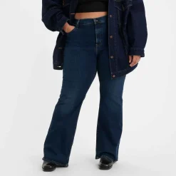 Levis 726 Plus High Rise Flare Jeans in Indigo