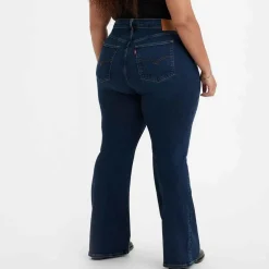 Levis 726 Plus High Rise Flare Jeans in Indigo