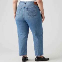 Levis 501 Plus Original Crop Jeans in Denim