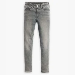 Levis 711 Skinny Fit Double Button Jeans in Light Grey