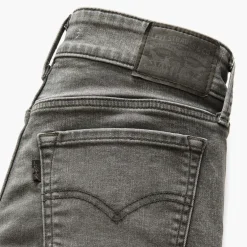 Levis 711 Skinny Fit Double Button Jeans in Light Grey