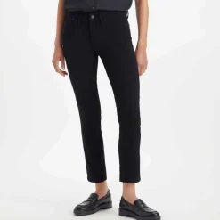 Levis 712 Slim Welt Pocket Jeans in Black