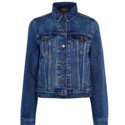 Levis Boyfriend Trucker Jacket in Blue