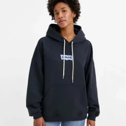 Levis Graphic Caravan Hoody in Navy