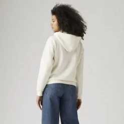 Levis Graphic Hooded Sweatshirt in Cream