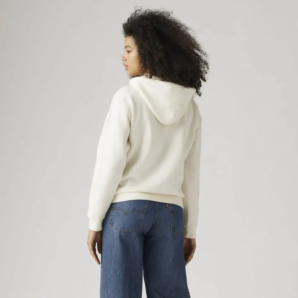 Levis Graphic Hooded Sweatshirt in Cream