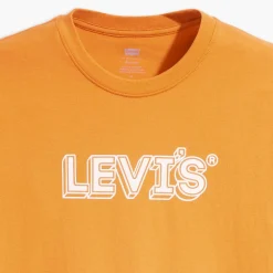 Levis Relaxed Fit Graphic T-Shirt in Orange