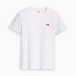 Levis Ribbed Baby T-Shirt in White