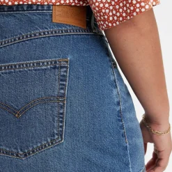 Levis 80s Mom Shorts (Plus Size) in Denim