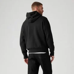 Levis The Authentic Hoodie Black Aga in Black